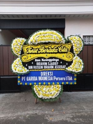 Papan Bunga Duka di Siantar Barat