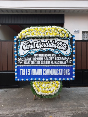 Papan Bunga Duka di Siantar Barat